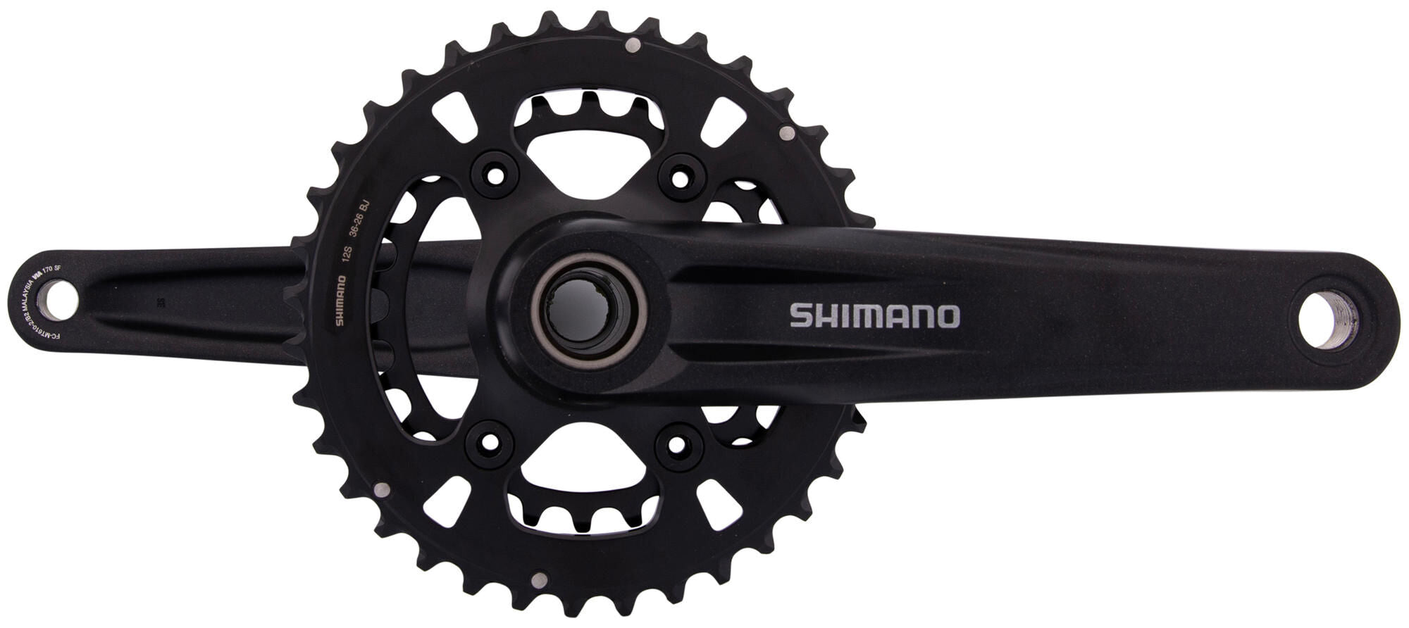 Shimano crankstel fc-mt610-2 und 610-b2 crankset shim.fc-mt610-2 and 610-b2 170mm