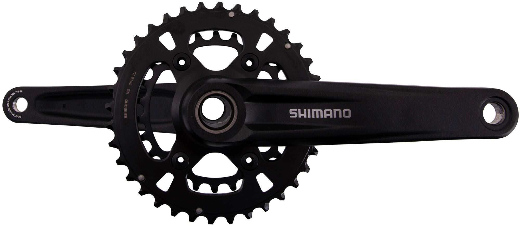 Shimano crankstel fc-mt610-2 und 610-b2 crankset shim.fc-mt610-2 and 610-b2 175mm