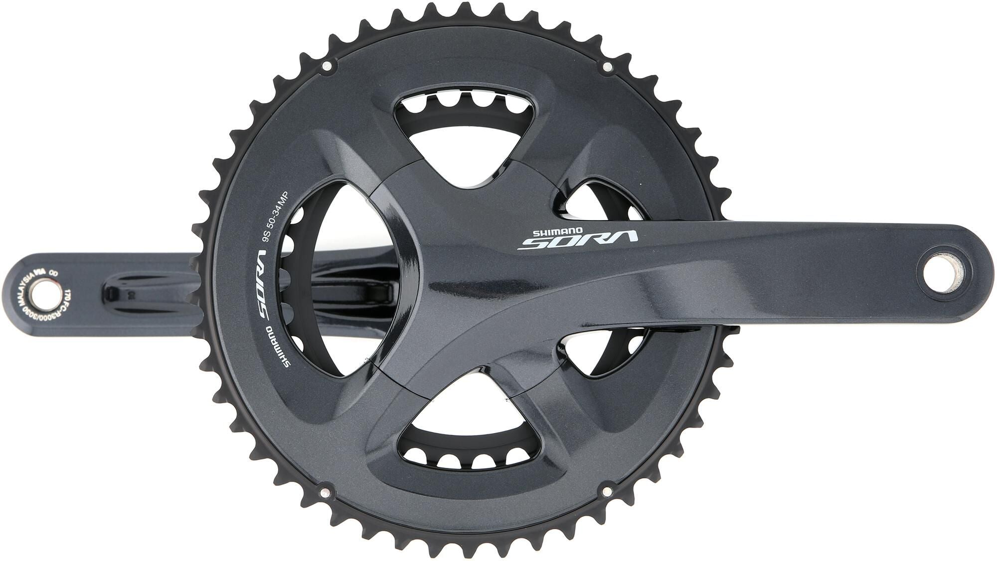 Shimano crankstel sora fc-r3000 crankset shi.sora fcr3000 34 50t.170mm ht2 9sp bl.