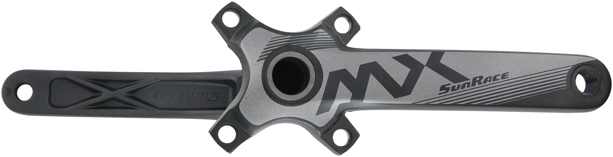 Sunrace crankstel fcm800 175mm 10-12s zwart spider smal wi