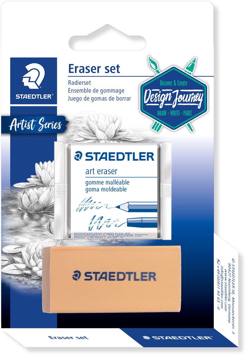 Staedtler gum design journey set à 2 stuks
