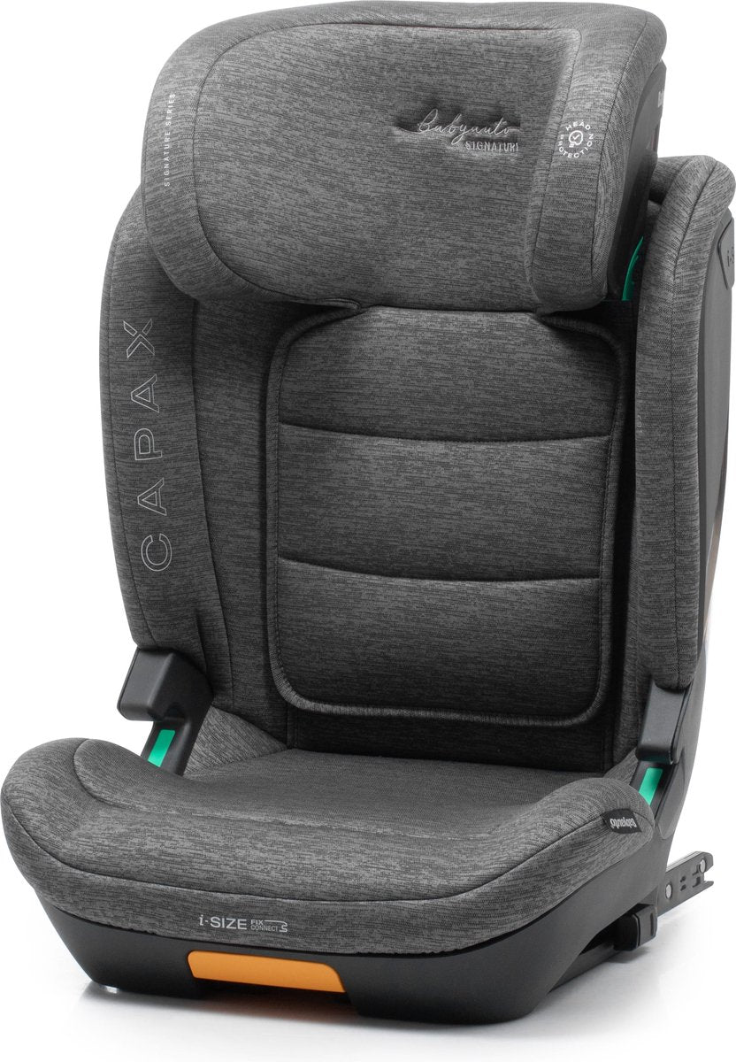 Babyauto capax autostoel i-size - met isofix - 15 tot 36 kg - 4 tot 12 jaar - verstelbare hoofdsteun - groep 2 3 - kleur grijs