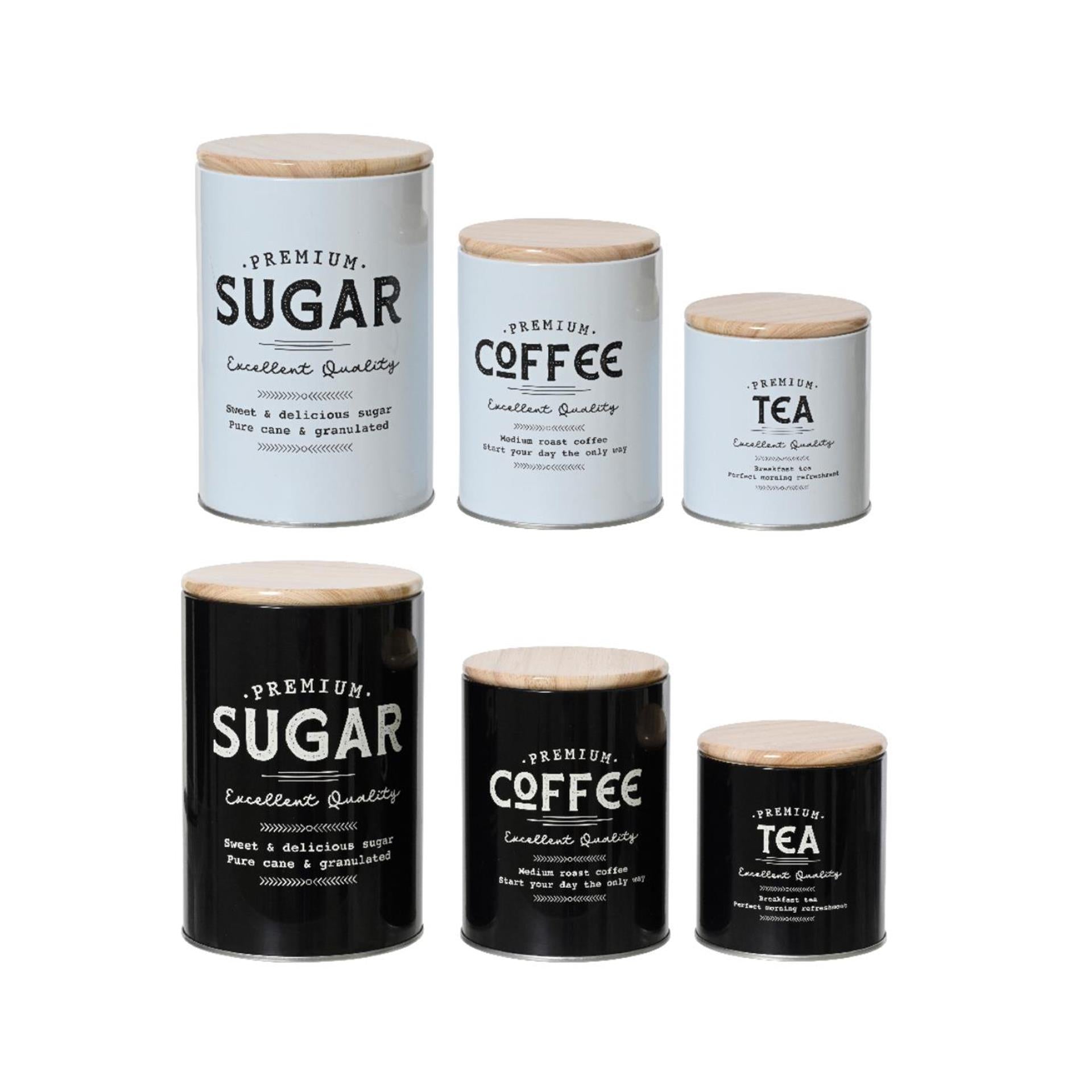 Decoris opbergblik set a 3 ø11x16.2cm