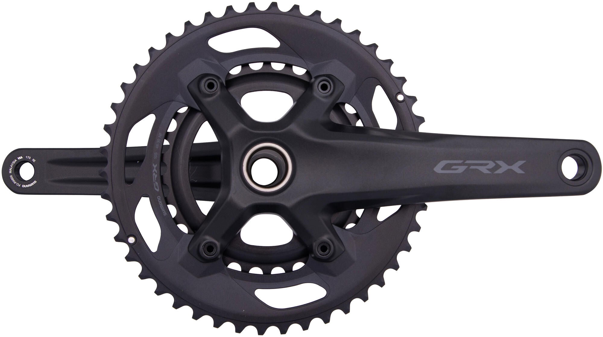 Shimano crankstel grx fc-rx600 crankset shim.grx fcrx600 30 46t.170mm ht2 10sp bl.