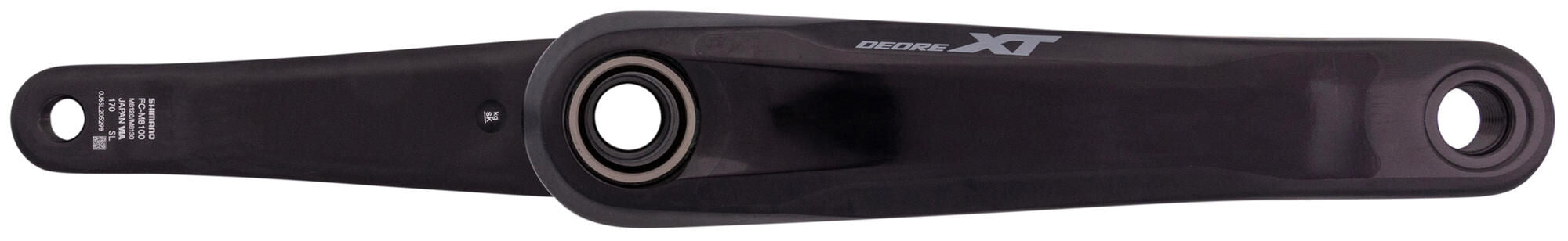 Shimano crankstel deore xt fc-m8100 crank arm set shim. fc-m8100 170mm