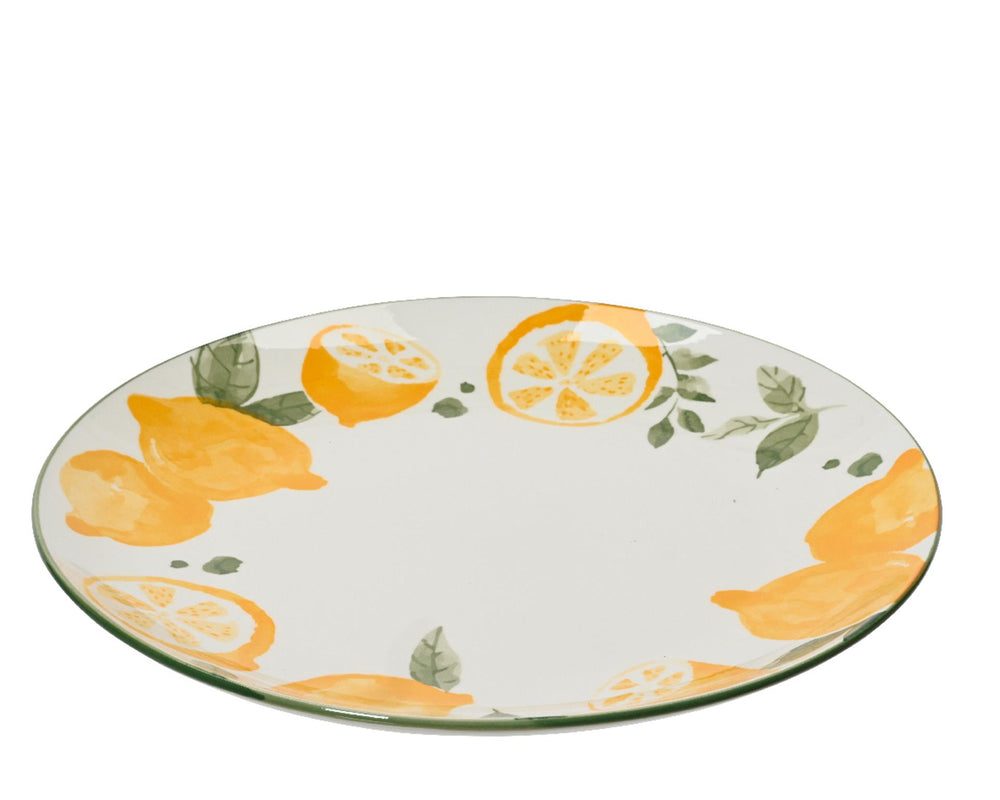 Decoris dinerbord porselein ã˜26.5cm x h.2.6cm citroen