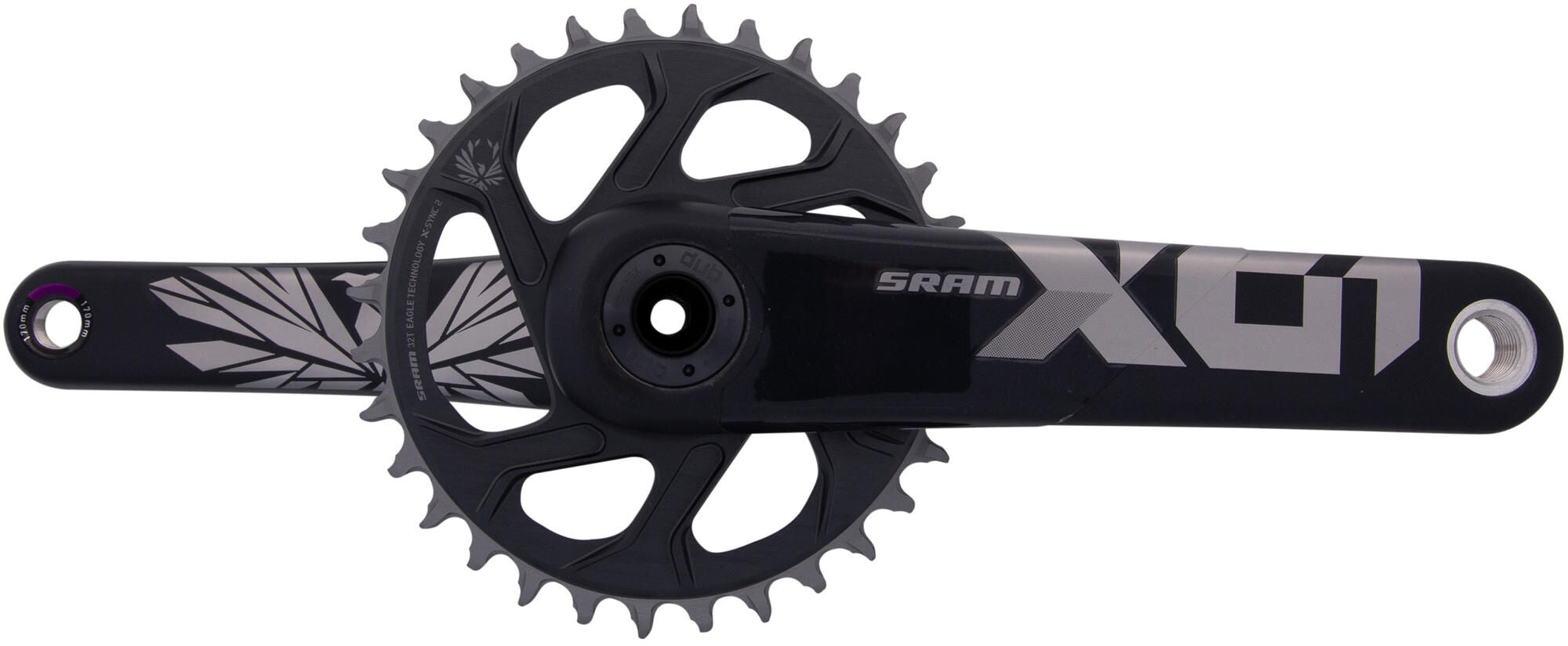 Sram crankstel x01 eagle crankset x01 eagle 32t boost 170mm lunar po.