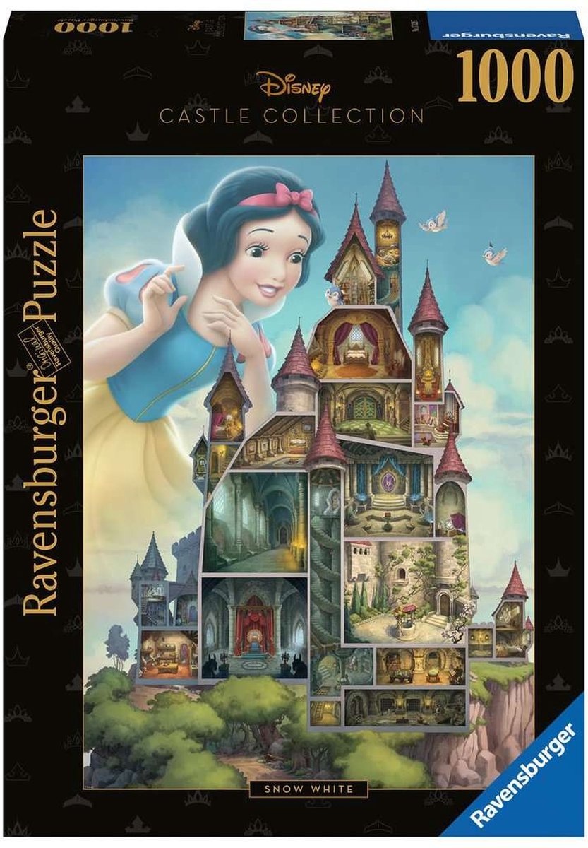 Ravensburger Puzzel Disney Kastelen - Sneeuwwitje, 1000st.