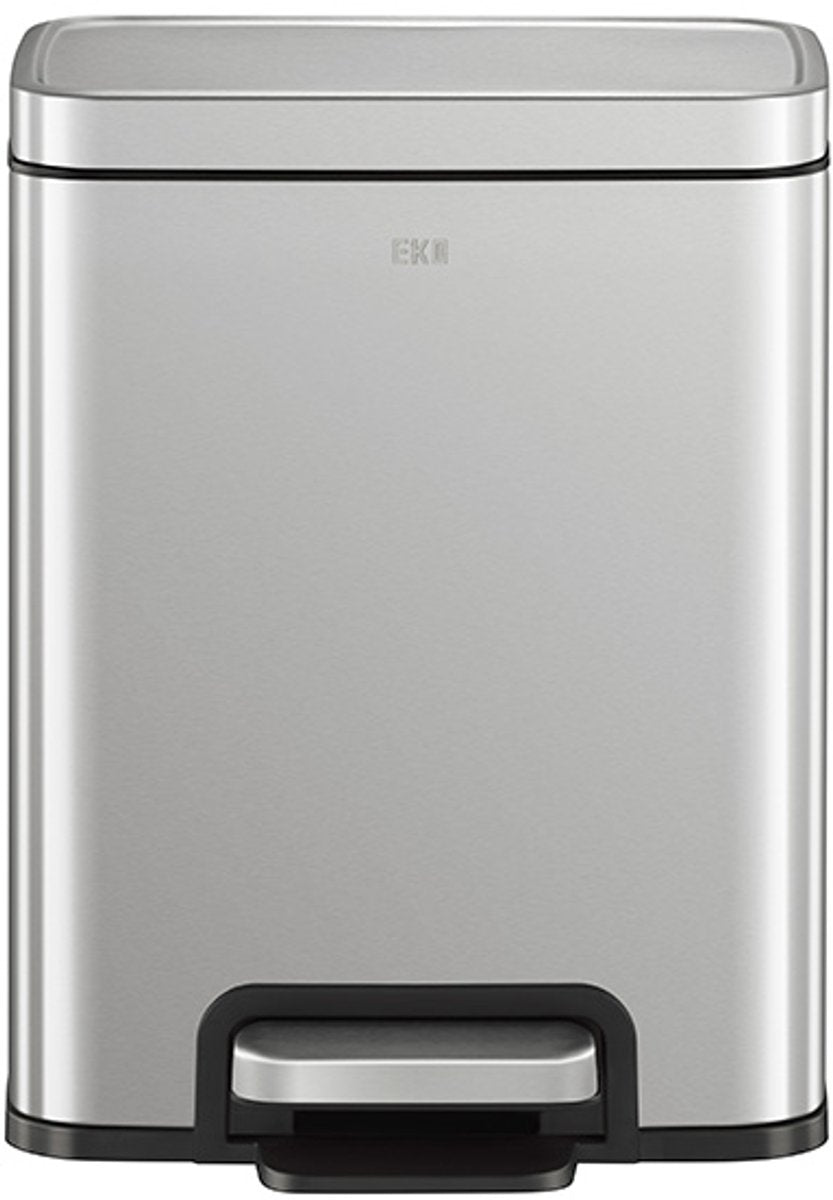 Eko - madison pedaalemmer 8 liter - stainless steel plastic - misty mat rvs - prullenbak