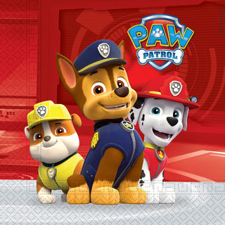 Paw Patrol klaar voor actie servetten 20st 33x33