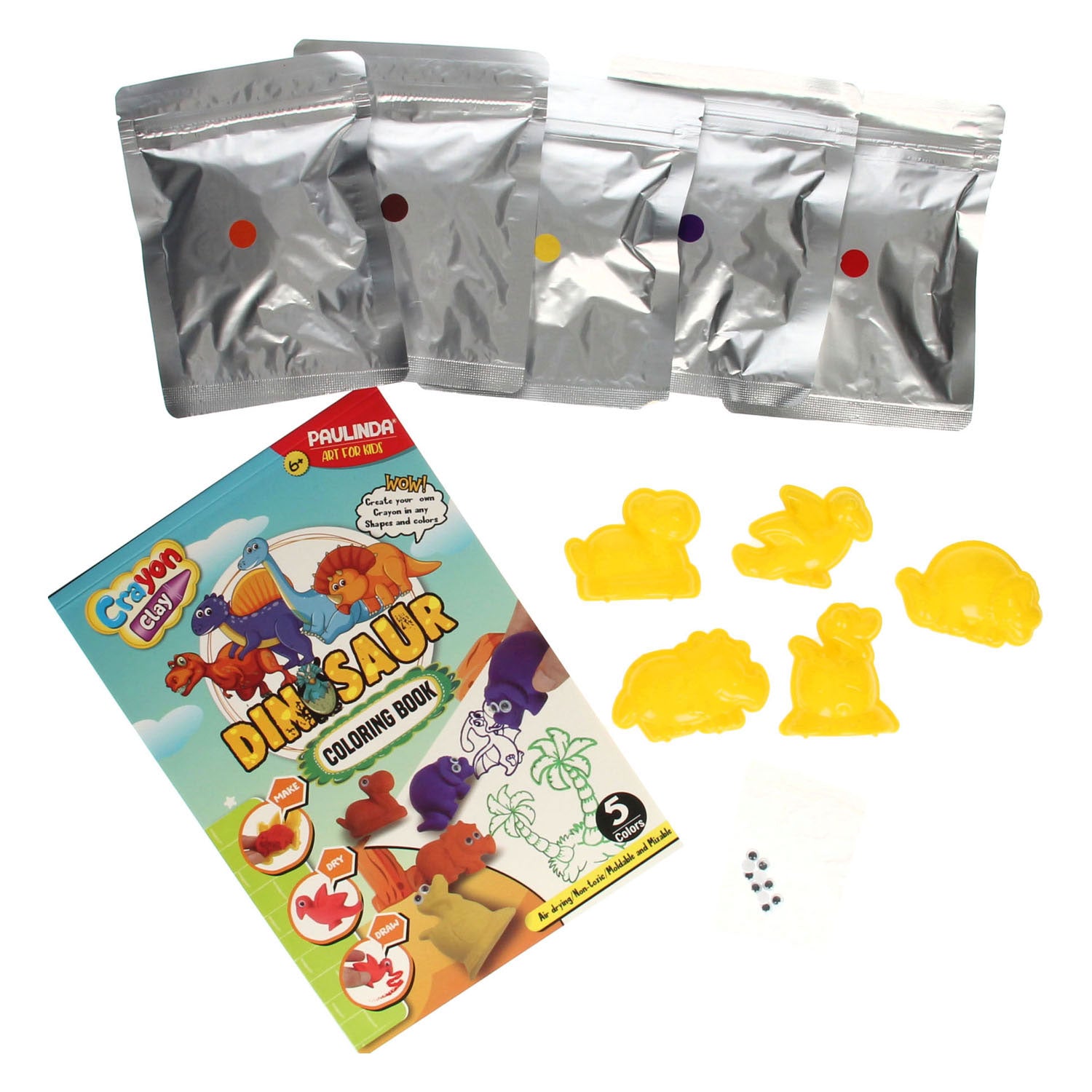 Maak je eigen Dieren Krijtjes - Dino's