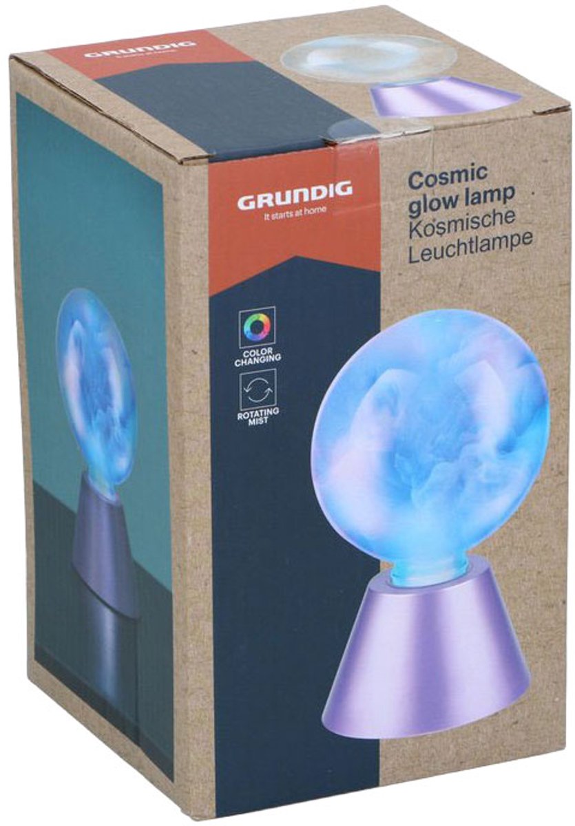 Grundig cosmic glow lamp - sfeerlamp met kosmisch lichteffect - usb of batterij - decoratieve tafellamp
