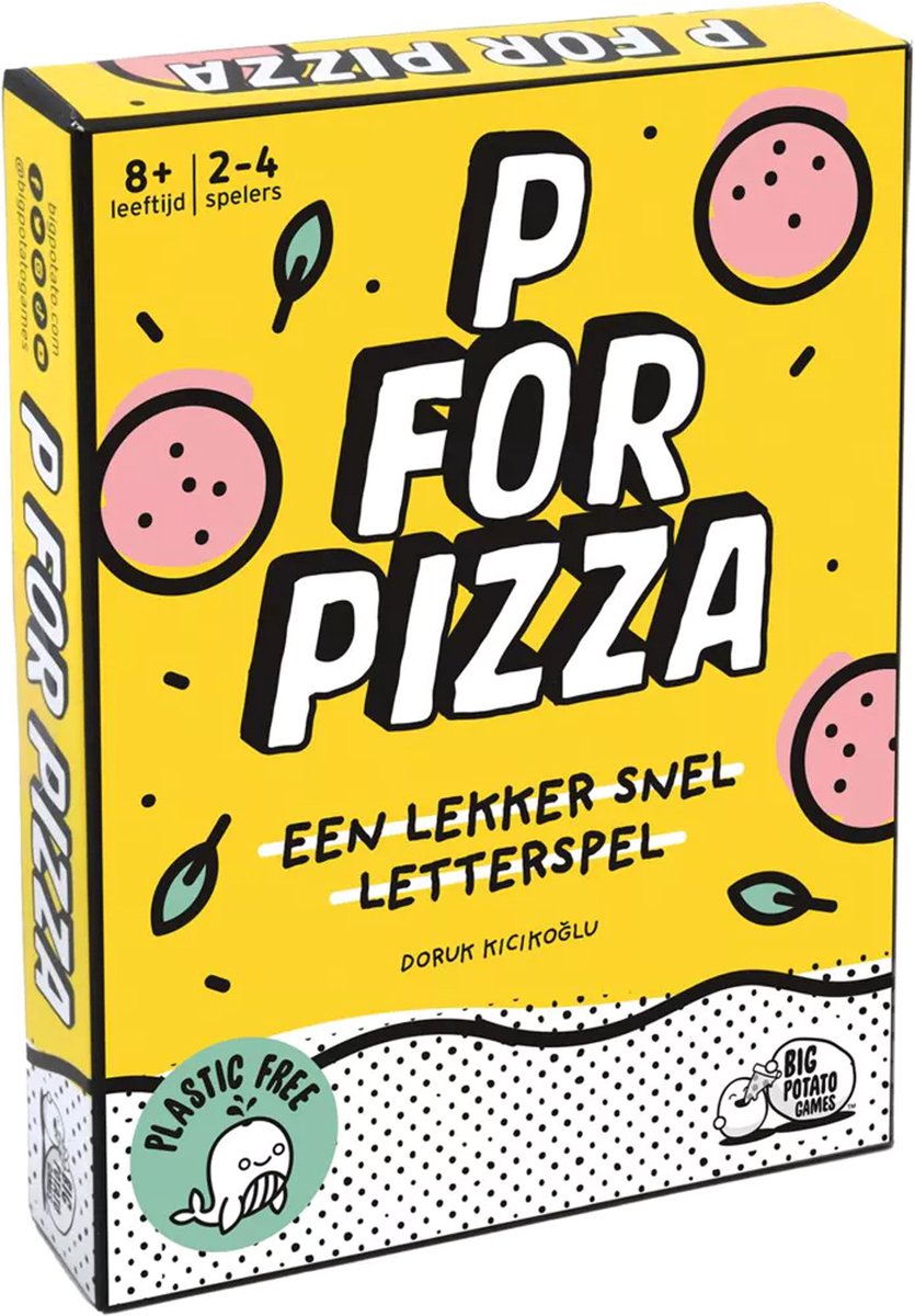 Big potato games p for pizza - nederlandstalig kaartspel - partyspel