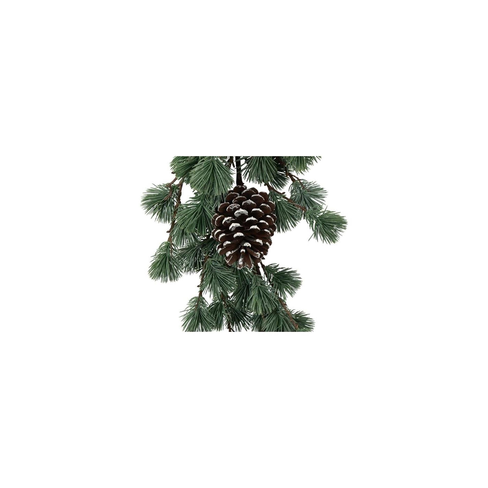 Countryfield guirlande pinus parviflora grijsgroen zijde 21,9x27,9x15,2cm