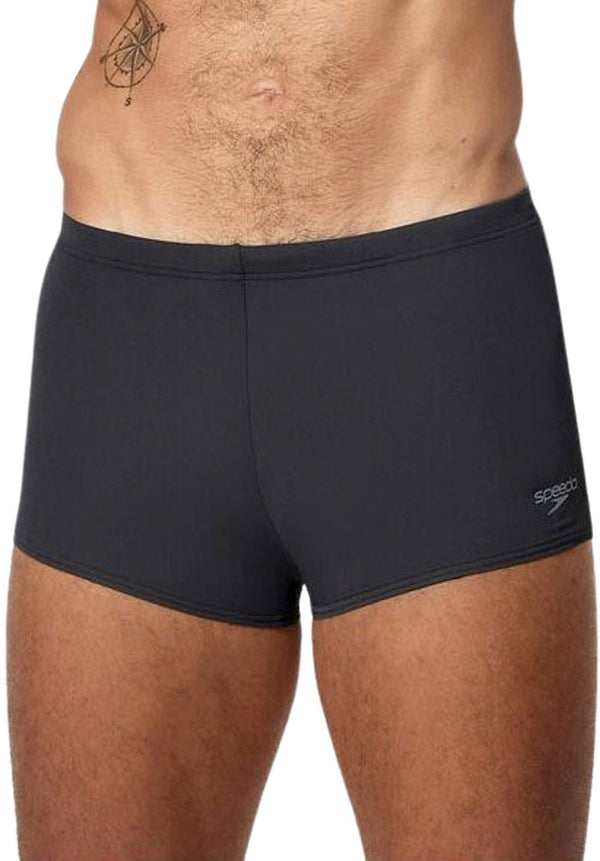 Speedo hyperboom aquashort heren - zwembroek heren - chloorbestendige zwemshort heren - zwemboxer heren met trekkoord - zwart grijs - xxl