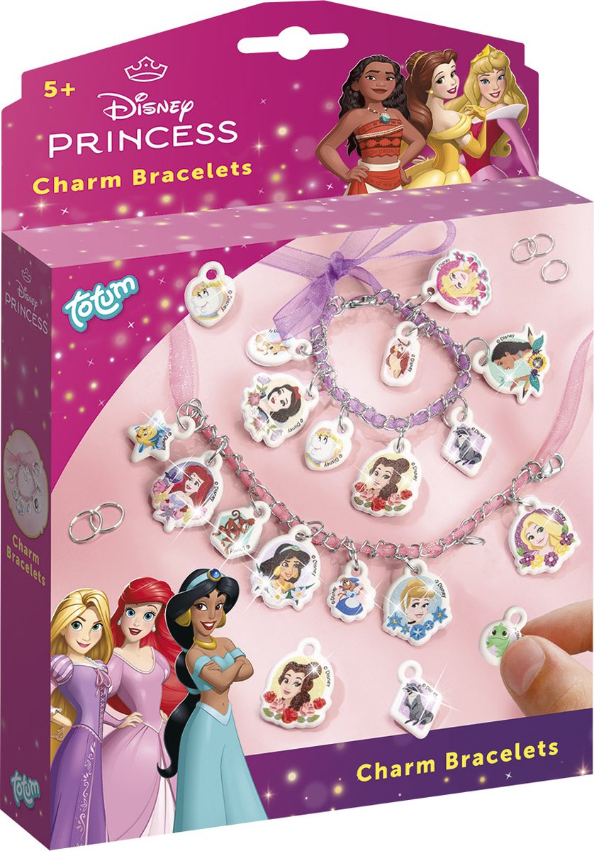 Totum disney prinses - gezwollen bedarmbandjes