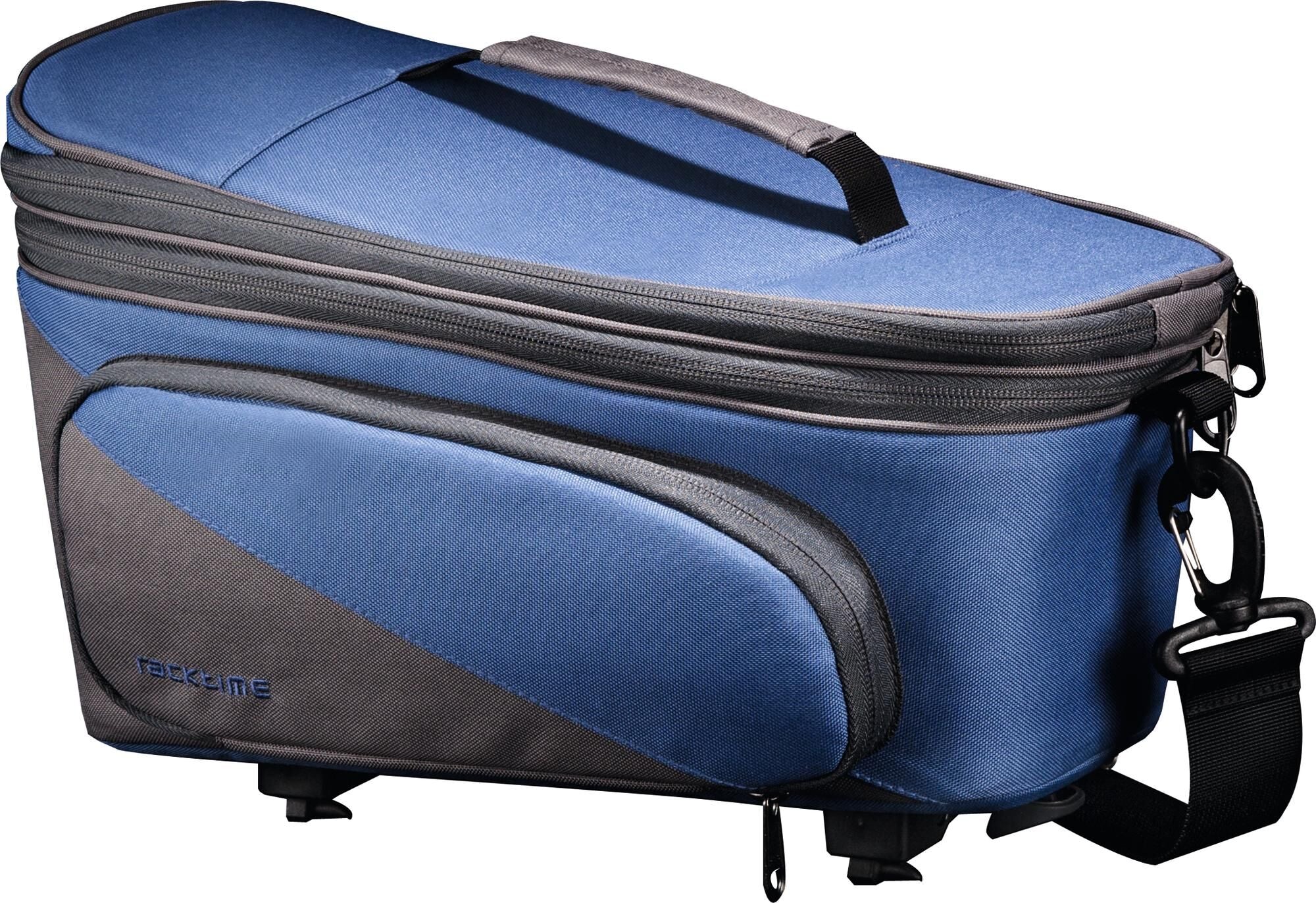 Racktime bagagedragertas talis plus trunk bag talis plus blue grey