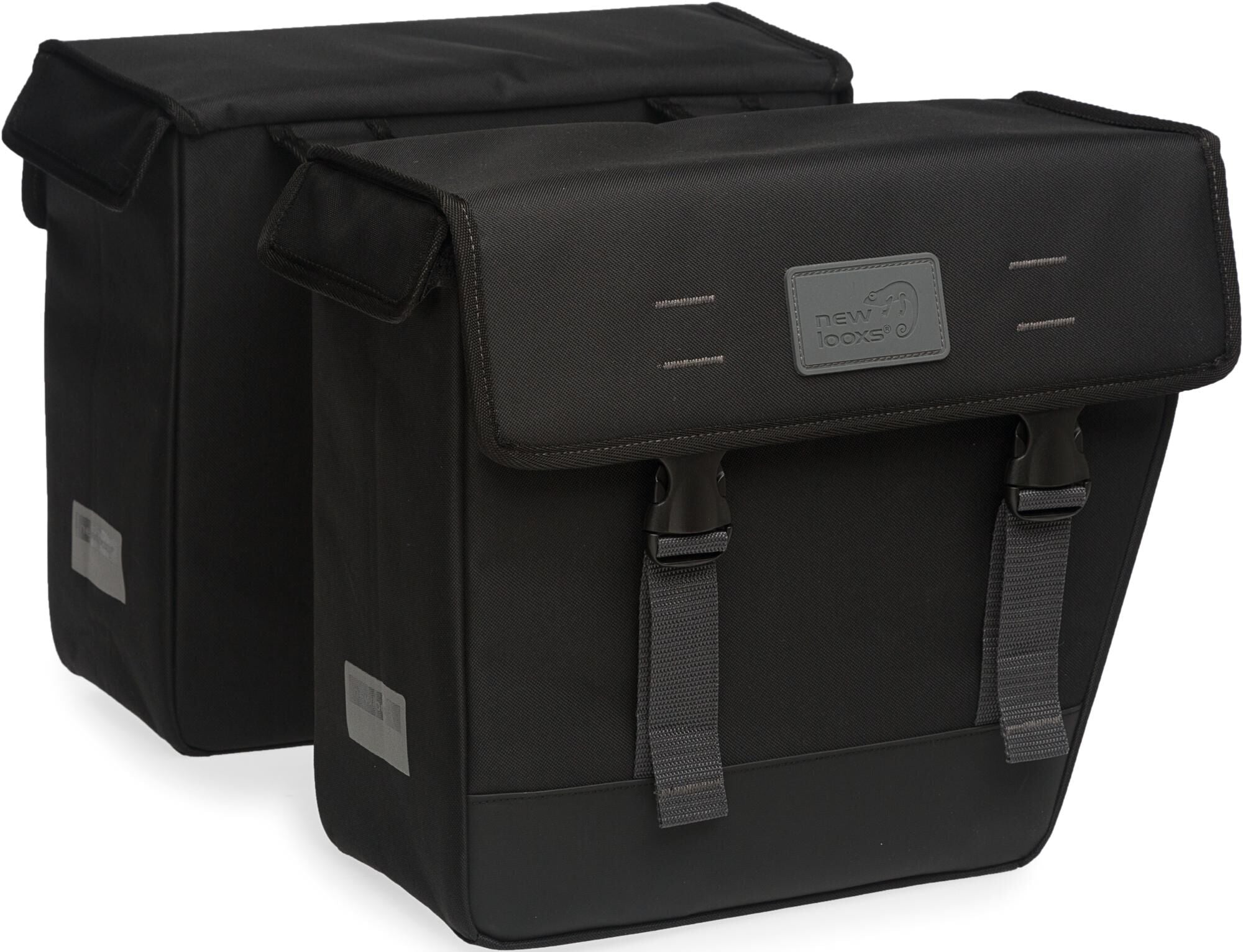 New Looxs Origin Dubbel tas zwart - fietstas - unisex - waterafstotend - 39L