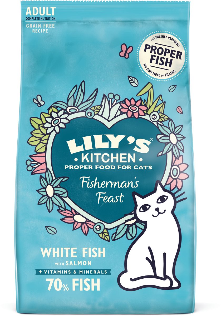 Lily's keukenkat vissersfeest vis