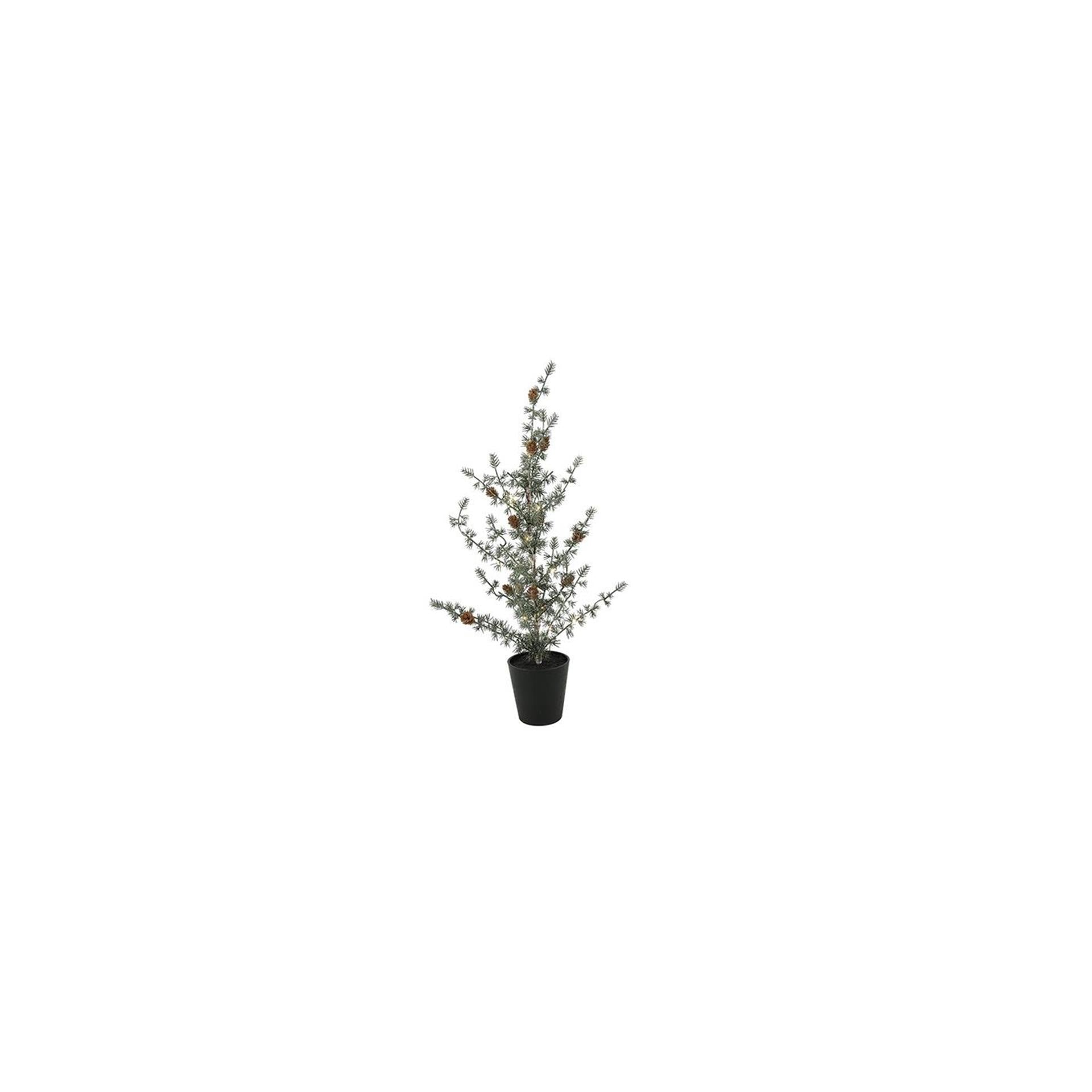 Countryfield kerstboom led cedrus groen kunststof 11x10x61cm 15led 3xaaa