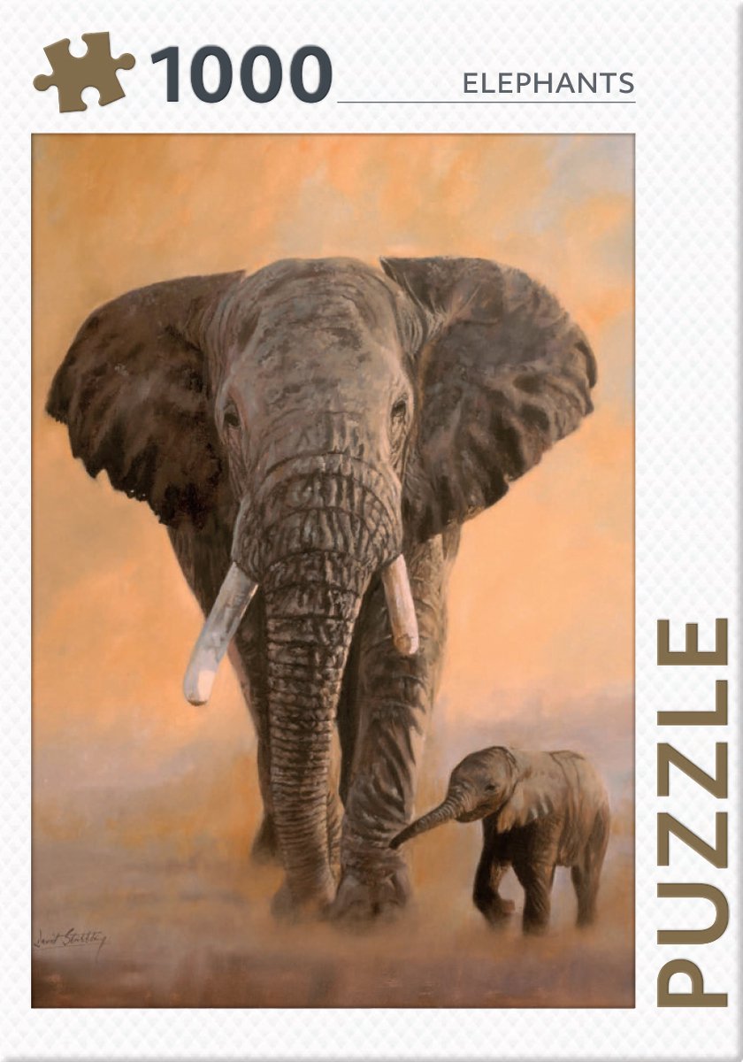 Rebo puzzel olifanten 1000 stukjes