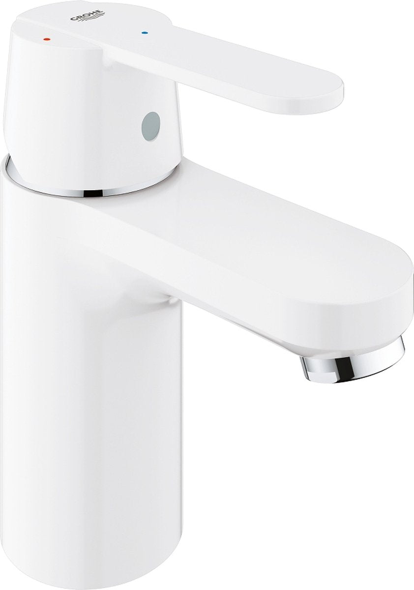Grohe quickfix get waterbesparende wastafelkraan - waterbesparend - push open waste - wit - 23586ls0