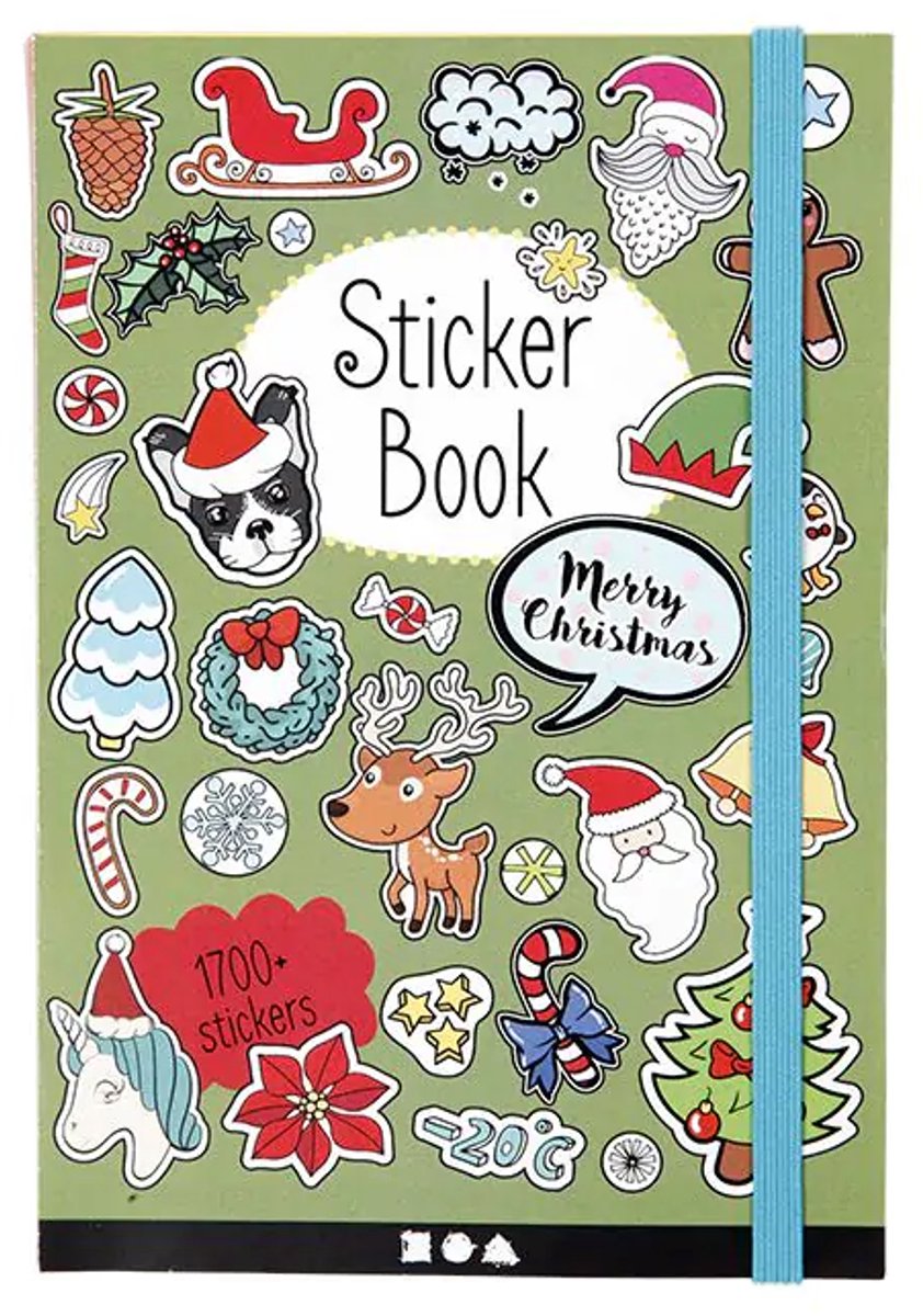 Creativ company stickerboek kerst - 1.700 stickers