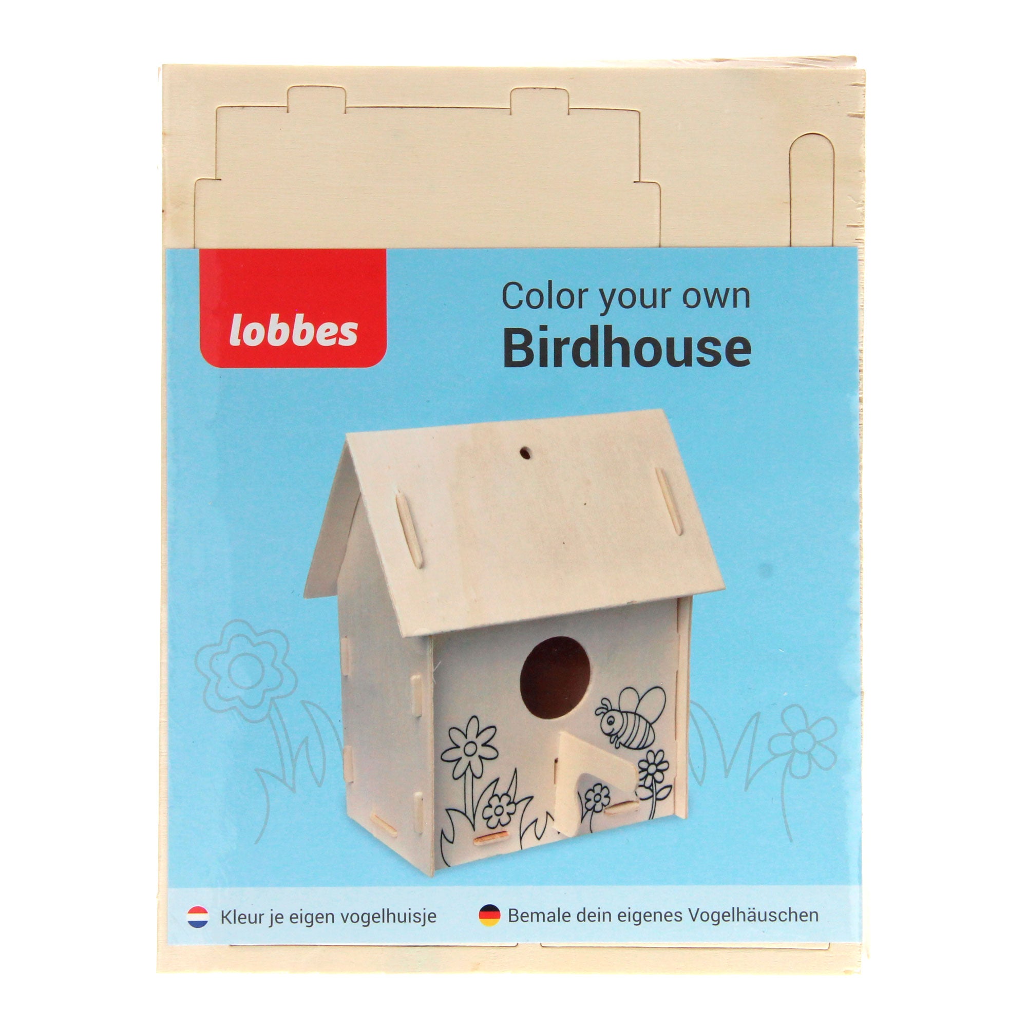 Maak je eigen Houten Vogelhuisje, variant A