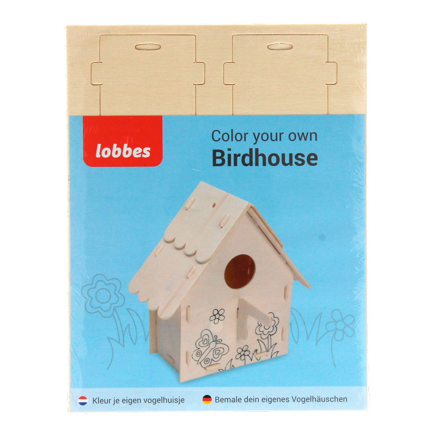 Maak je eigen Houten Vogelhuisje, variant B