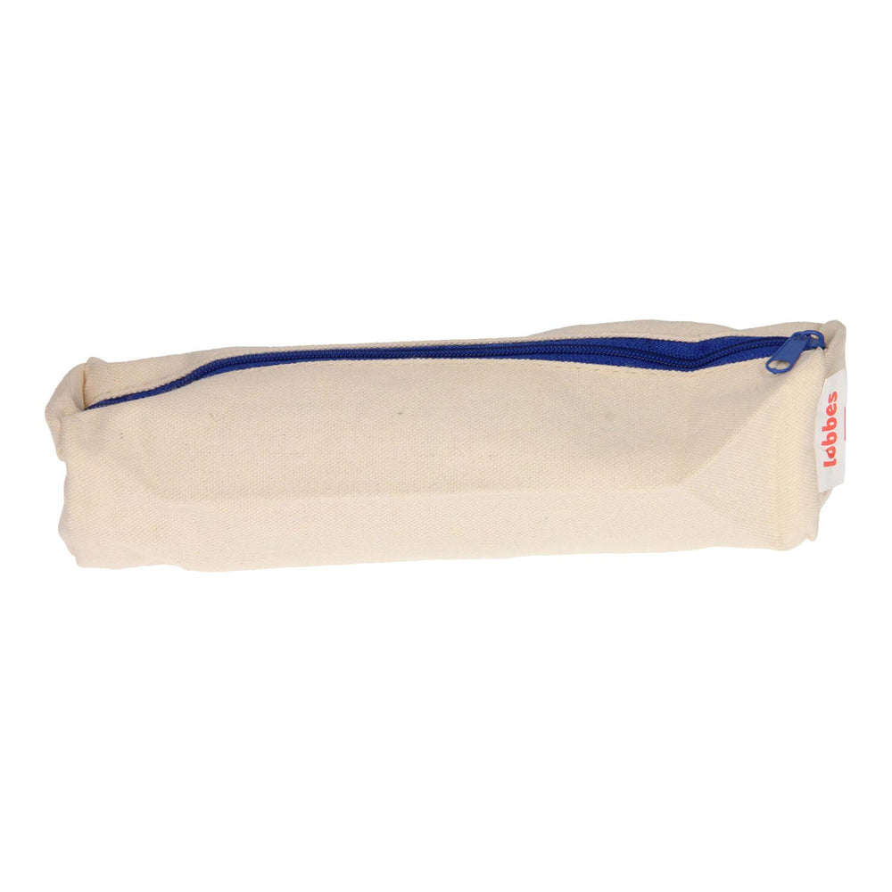 Lobbes katoenen etui - blauw