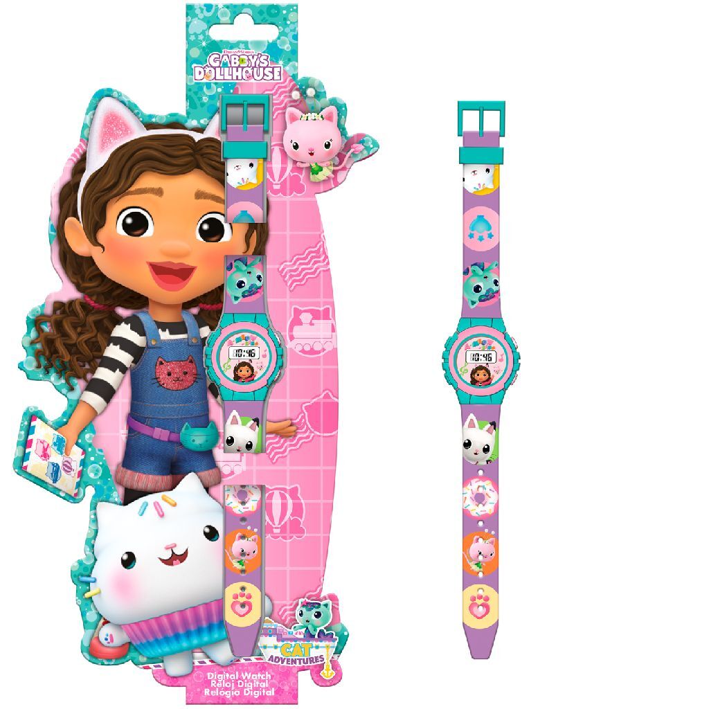 Gabby's poppenhuis gabby #039;s poppenhuis digitaal horloge