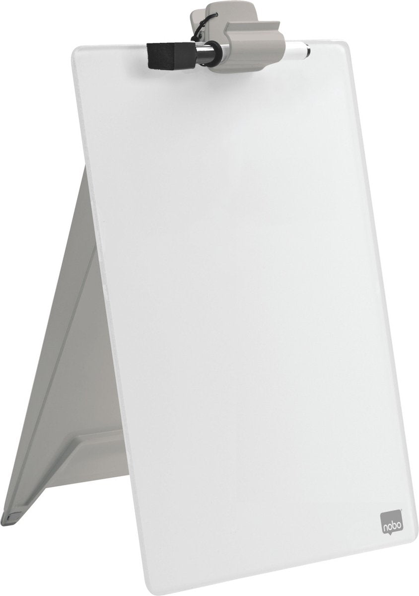Nobo tafel flipover glass 216 x 297 mm wit