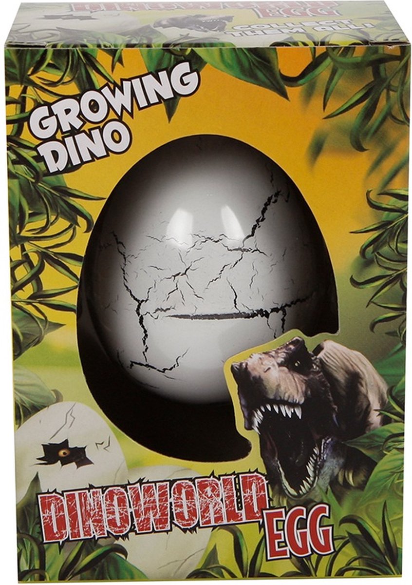 Dinoworld dinosaurus groei-ei, 6cm