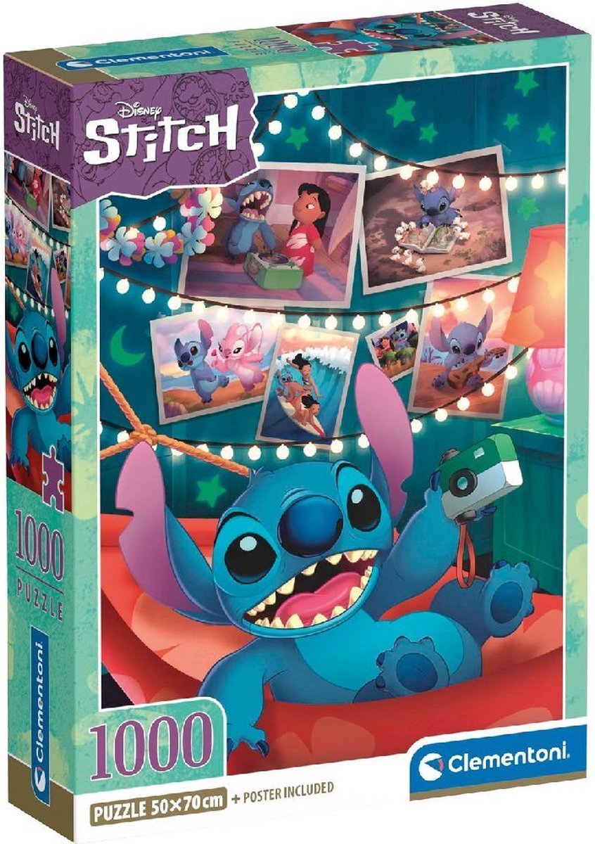 Clementoni legpuzzel Disney Stitch, 1000st.