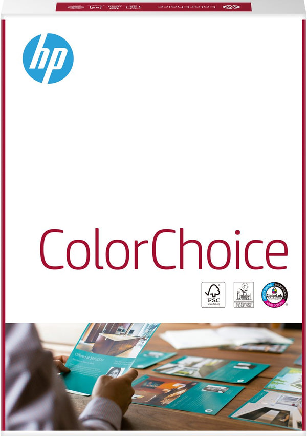 Hp kopieerpapier colorchoice a4 90 g m² glad wit 500 vellen