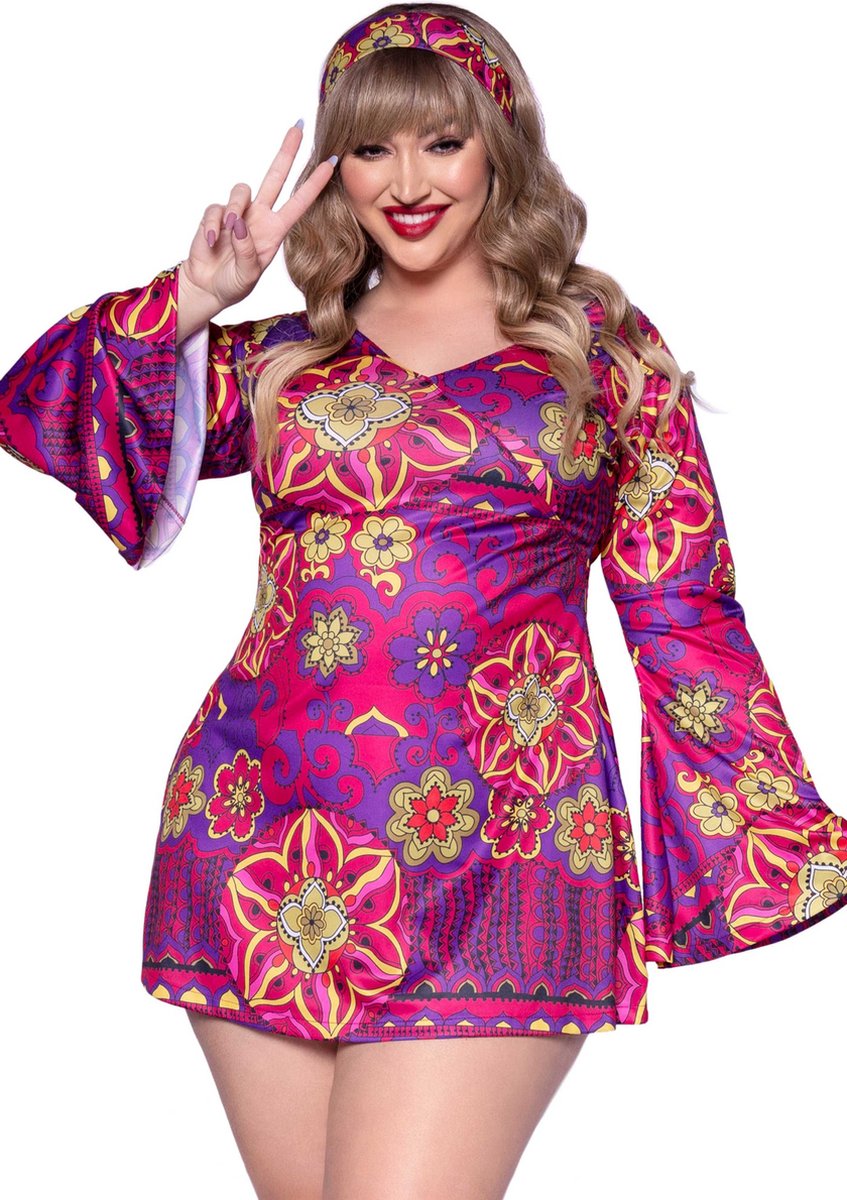 Leg avenue retro go go dress +