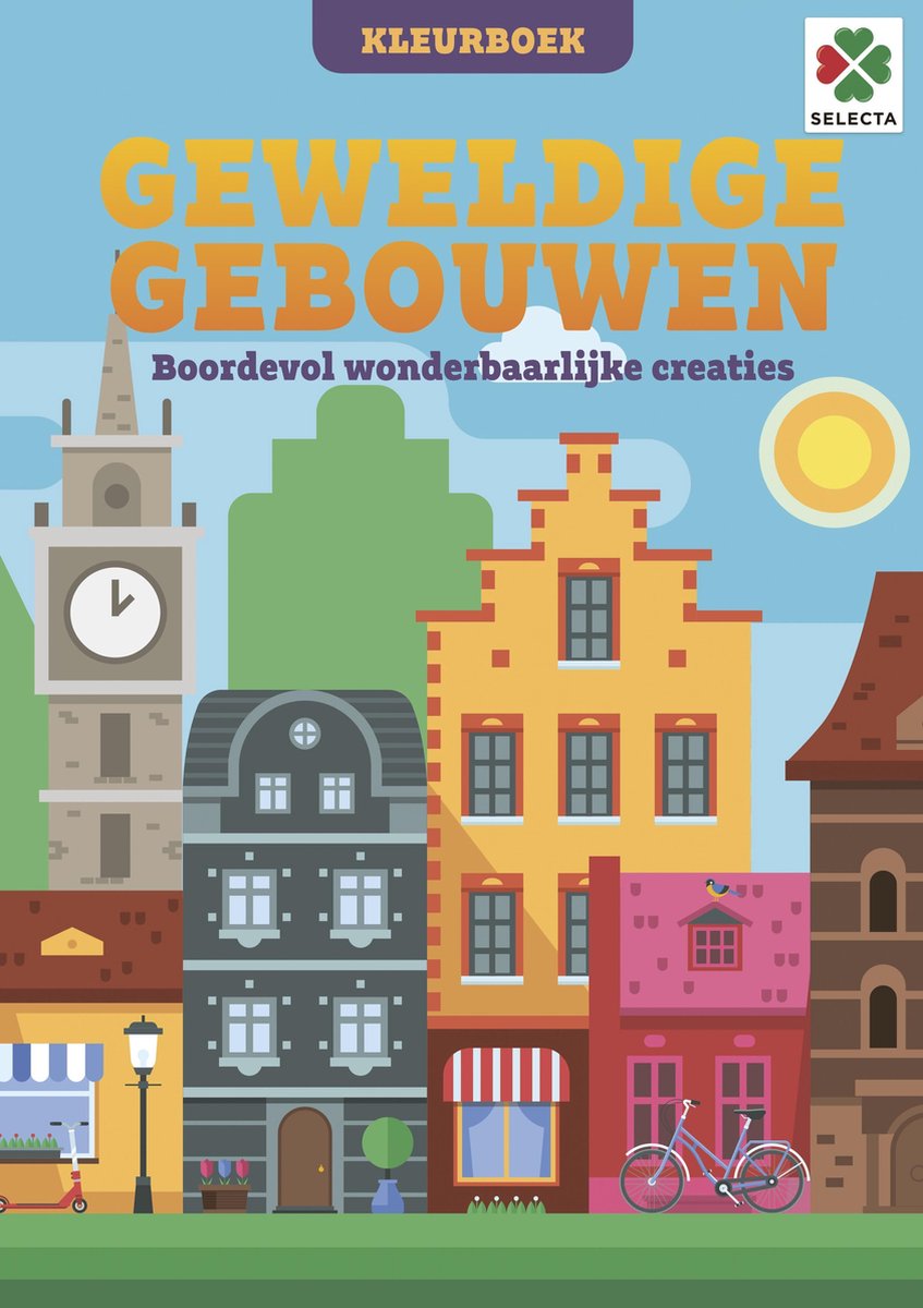 Selecteer een geweldig gebouwen kleurboek