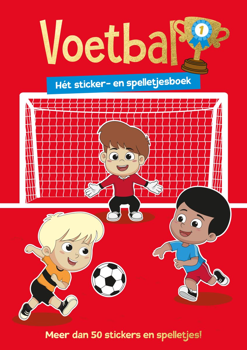 Rebo uitgevers voetbal sticker- en activiteitenboek