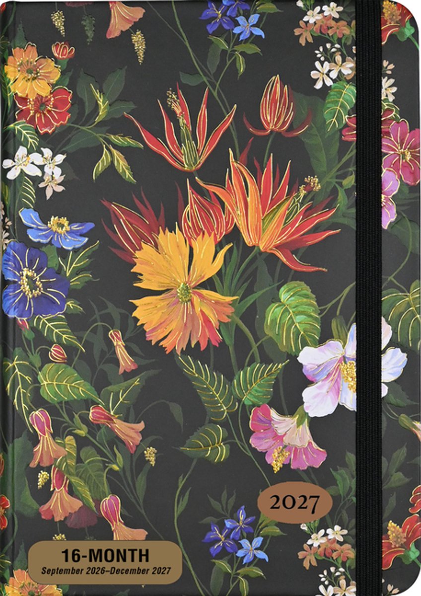 Peter pauper floral paradise compact diary 16-mnds 2027