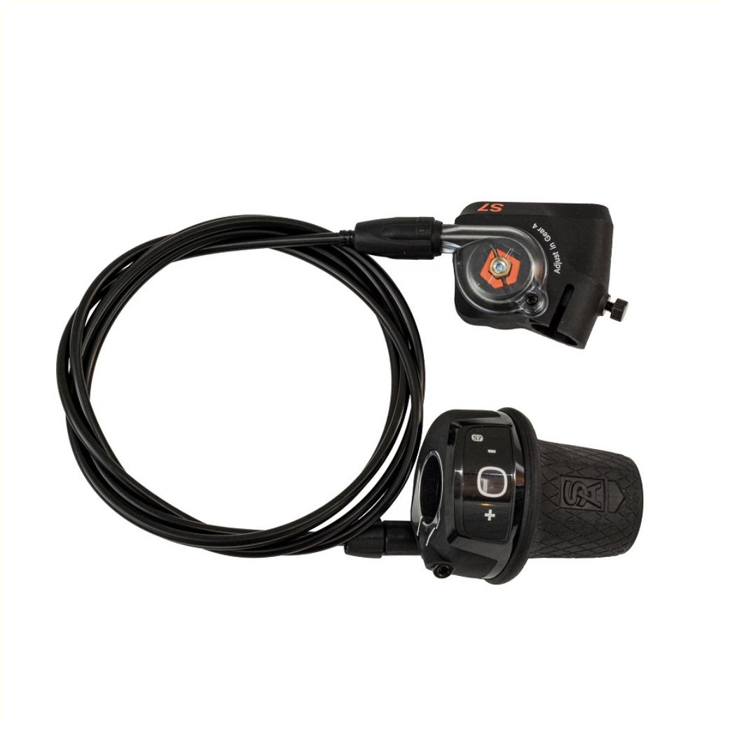 Twist shifter 7 vitesses Sunrace avec clickbox adapté pour Sram S7