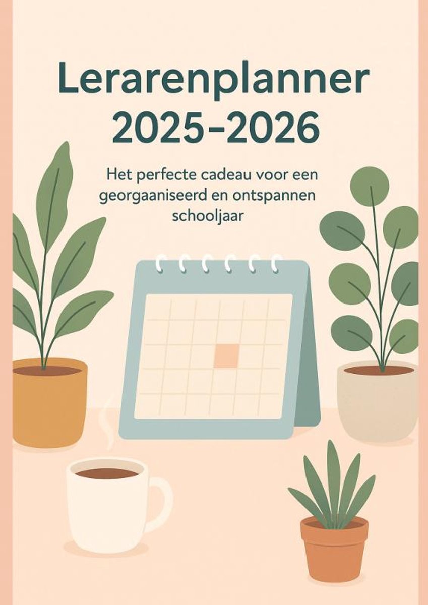 Lerarenplanner 2025–2026(het perfecte cadeau voor een georganiseerd en ontspannen schooljaar)