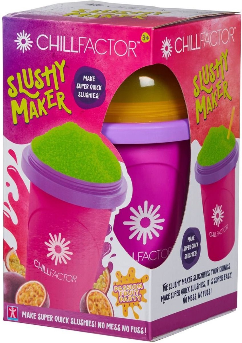 Chillfactor slushy maker fruittastisch passievruchtenfeestje
