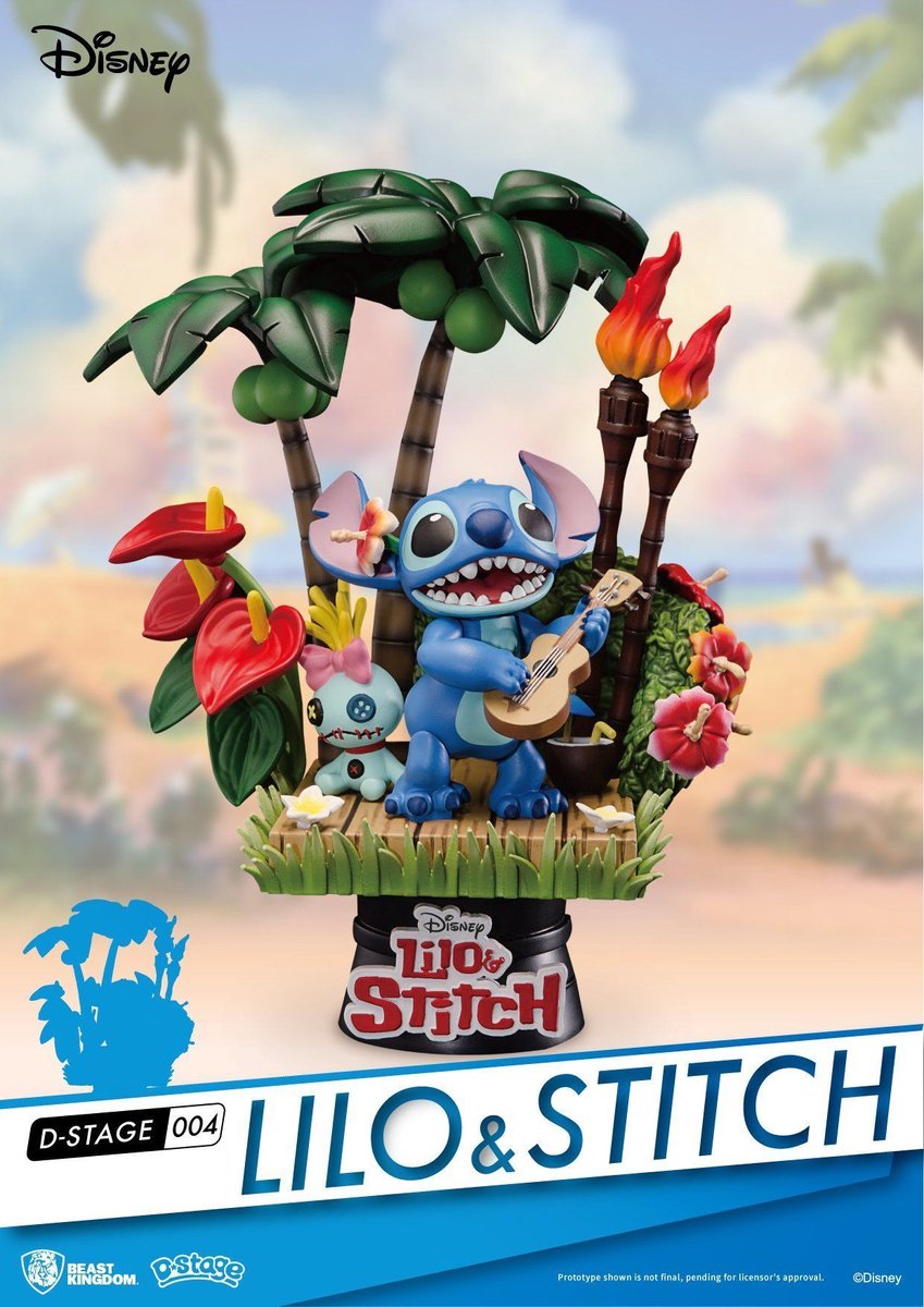 Lilo stitch stitch (d-stage series) unisex beeld - meerkleurig - standard