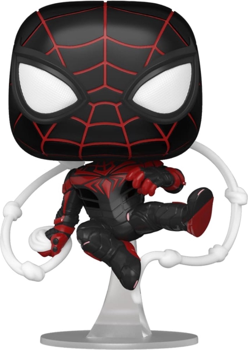 Funko miles morales (advanced tech suit) - pop! games - miles morales