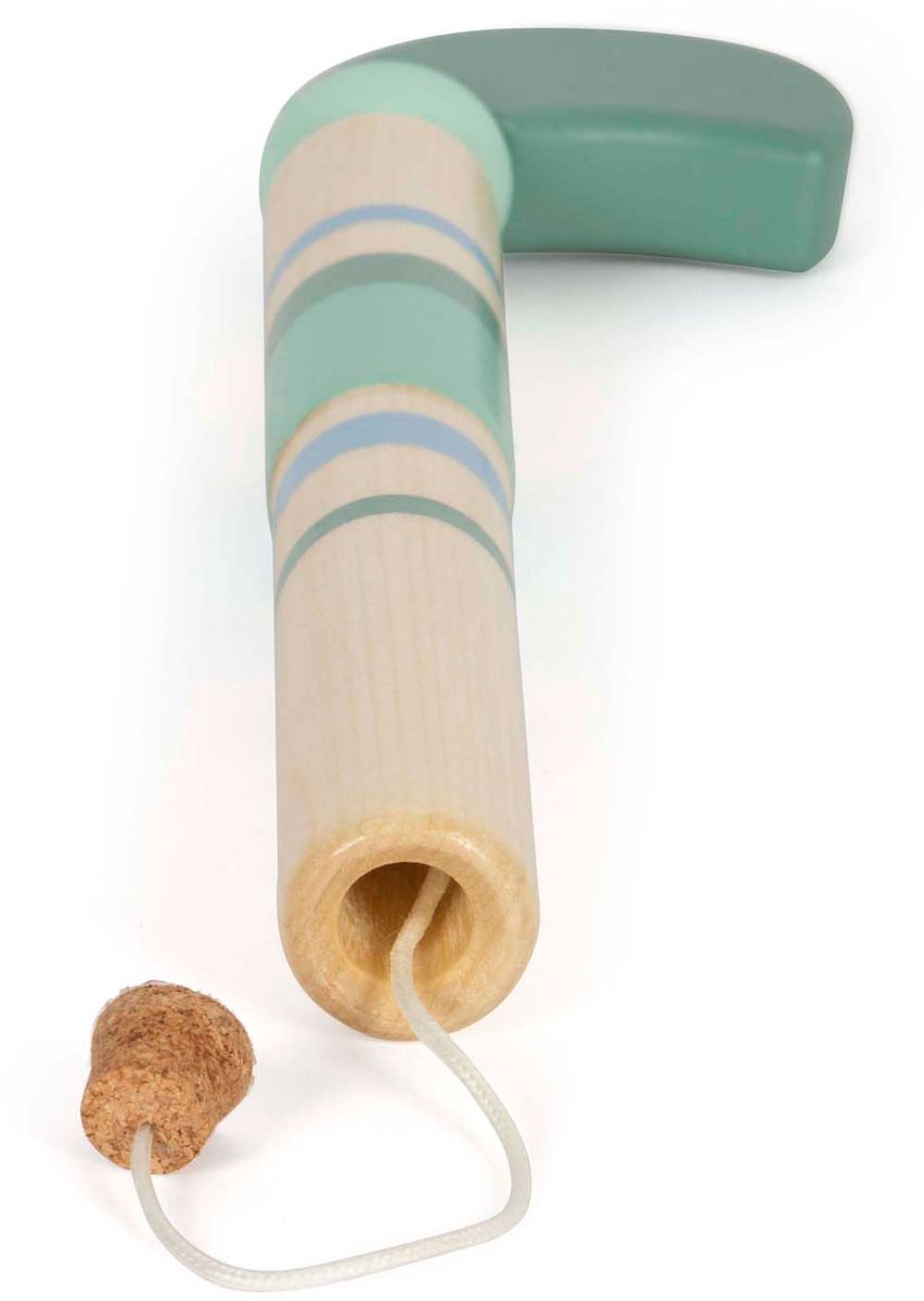 Small foot - houten pistool met kurk