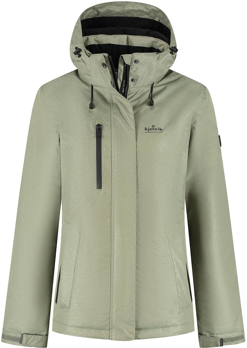 Kjelvik yrsa dames outdoorjas - green