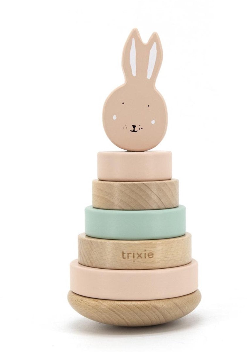 Trixie Houten Stapeltoren Mevrouw Konijn