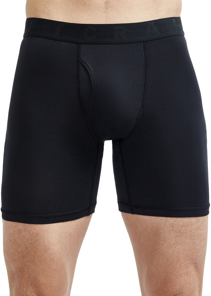 Craft active boxer 6-inch m heren sportonderbroek - zwart
