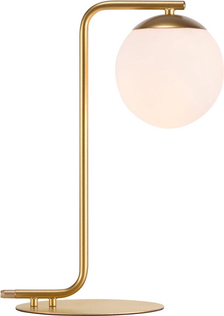 Nordlux grant-tafellamp-e14-opaal glas messing