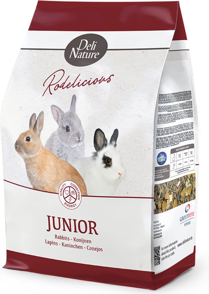 Deli nature rodelicious junior konijnen 2,5 kg